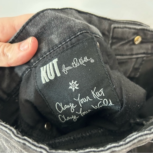 Kut From The Kloth Black Diana Skinny Jeans Women’s Size 8 - Picture 5 of 7